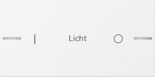 Gira Wippe Wippenset 2-fach indiv. Tastsens. Reinweiß 862203