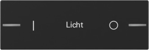 Gira Wippe Wippenset 3-fach indiv. Tastsens. Schwarz m 8623005