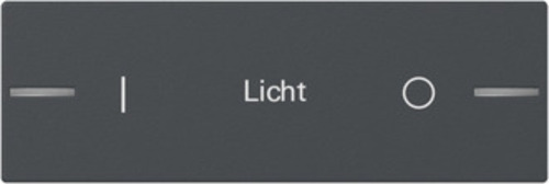 Gira Wippe Wippenset 3-fach indiv. Tastsens. Anthrazit 862328