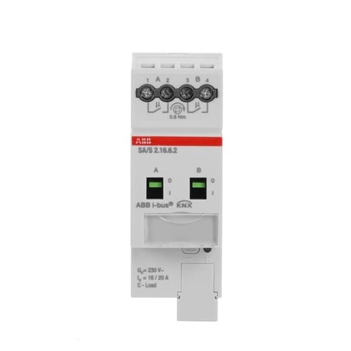 Busch-Jaeger Schaltaktor, 2-fach c SA/S2.16.6.2