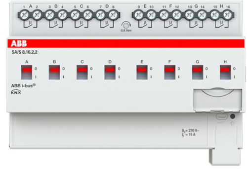 Busch-Jaeger Schaltaktor, 8fac SA/S8.16.2.2