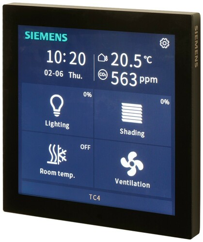 Siemens Dig.Industr. 204S22 Touch Control TC4, schwarz UP 204S22 Siemens Dig.Industr. 204S22 Touch Control TC4, schwarz UP 204S22