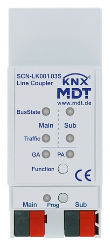 MDT technologies Bereichs-/ Linienkoppler 2TE REG SCN-LK001.03S