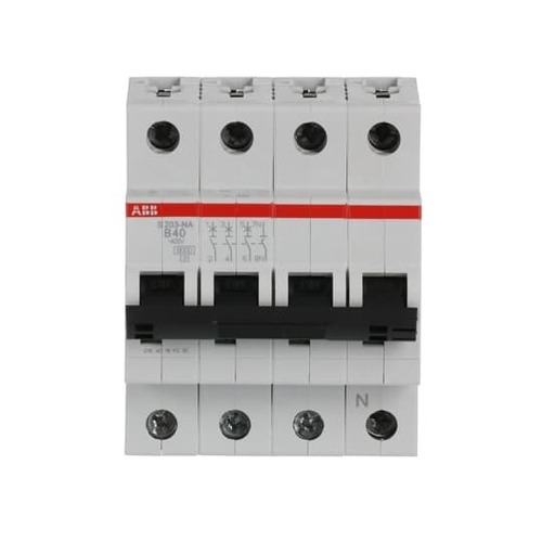 ABB Stotz S&J Sicherungsautomat B,6kA,40A,3P+NA S203-B40NA ABB Stotz S&J Sicherungsautomat B,6kA,40A,3P+NA S203-B40NA