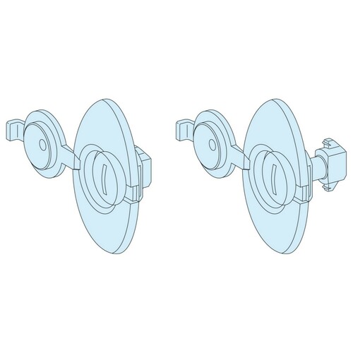 Schneider Electric PrismaSeT-P, Zubehör-Set für Rückwand IP30 LVS01106