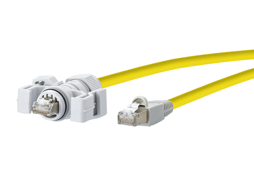 Metz Connect E-DAT Industry Patchkabel IP 67 141N113K100A5