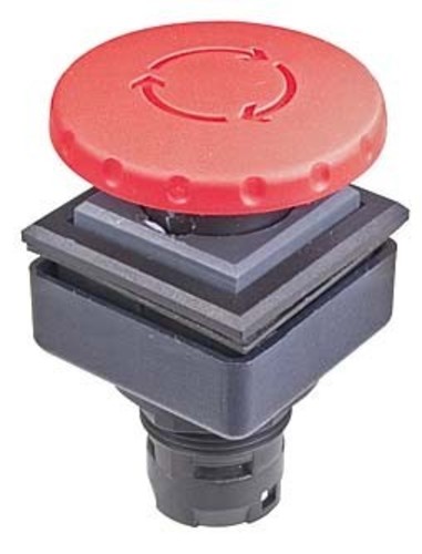 Schlegel Not-Aus-Taste 27x27mm, schwarz QXJV