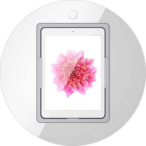Viveroo iPad Wandhalterung m.Ladefunktion weiß loop ClearWhite 9,7"