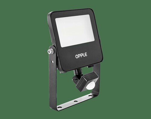 Opple Lighting LED-Fluter 840, Sensor, schwarz Floodl #709000072600 Opple Lighting LED-Fluter 840, Sensor, schwarz Floodl #709000072600