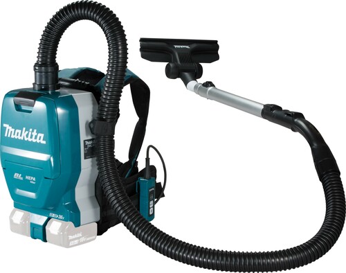 Makita Akku-Rucksackstaubsauger 2x18V, HEPA-Filter DVC261ZX15