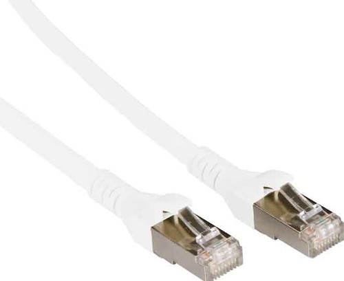 Metz Connect Patchkabel S/FTP weiß 20,0m Cat.6A 130845B088-E