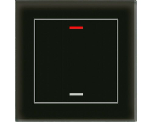 MDT technologies KNX Glastaster II Light 1- fach RGBW Schwarz GTL-100S.02S MDT technologies KNX Glastaster II Light 1- fach RGBW Schwarz GTL-100S.02S