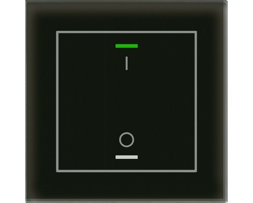 MDT technologies KNX Glastaster II Light 1- fach RGBW TS Schwarz GTL-1TBS.02S MDT technologies KNX Glastaster II Light 1- fach RGBW TS Schwarz GTL-1TBS.02S