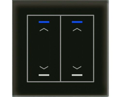 MDT technologies KNX Glastaster II Light 2- fach RGBW Schwarz GTL-20AS.02S MDT technologies KNX Glastaster II Light 2- fach RGBW Schwarz GTL-20AS.02S
