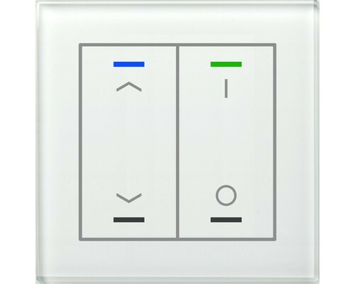 MDT technologies KNX Glastaster II Light 2- fach RGBW TS Weiß GTL-2TCW.02S MDT technologies KNX Glastaster II Light 2- fach RGBW TS Weiß GTL-2TCW.02S