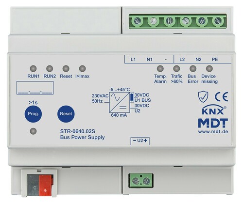 MDT technologies KNX Redundante Busspannungsversorgu STR-0640.02S MDT technologies KNX Redundante Busspannungsversorgu STR-0640.02S