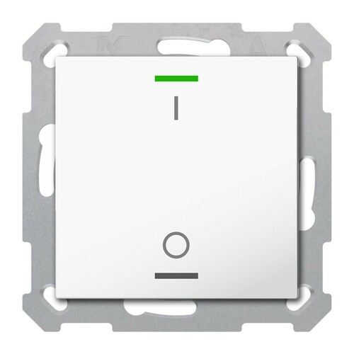 MDT technologies KNX Taster Light 55 1- fach RGBW Reinweiß TAL-5501B02.02S MDT technologies KNX Taster Light 55 1- fach RGBW Reinweiß TAL-5501B02.02S