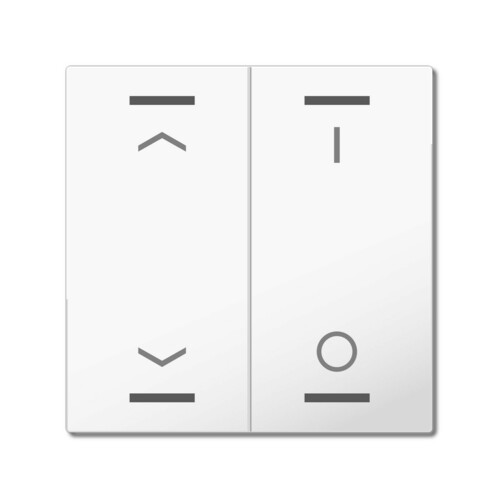 MDT technologies Wippe für KNX Taster Light 55 2-fach TAL-55W2C02.02