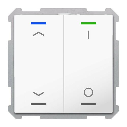 MDT technologies KNX Taster Light 63 2- fach RGBW,TS TAL-63T2C04.02S