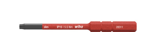 Wiha Bit slimBit elec., 6-rund+ 15IP x 75mm 283116015