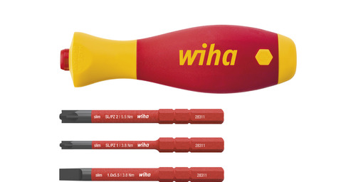 Wiha Schraubendreher-Set 4-tlg. M.slimBits SB28310301