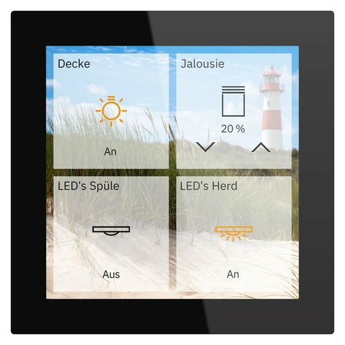 MDT technologies KNX Glas Touch Smart 4 Zoll, KNX Data Secur GTS-04TS.01S MDT technologies KNX Glas Touch Smart 4 Zoll, KNX Data Secur GTS-04TS.01S