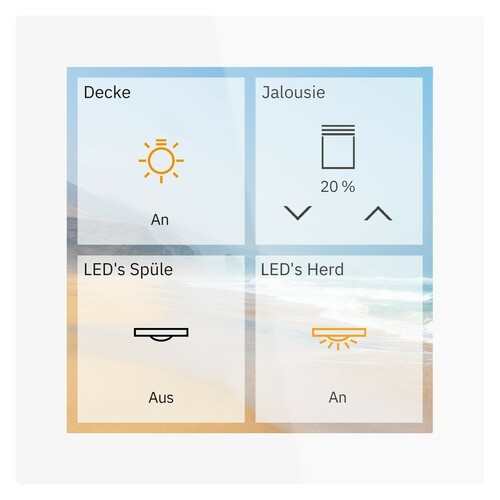 MDT technologies KNX Glas Touch Smart Plus 4 Zoll, KNX Data Sec GTS-P4TW.01S MDT technologies KNX Glas Touch Smart Plus 4 Zoll, KNX Data Sec GTS-P4TW.01S