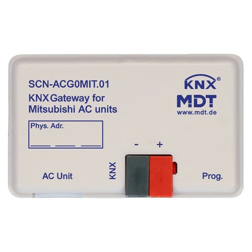 MDT technologies KNX Gateway für Mitsubishi Klimageräte SCN-ACG0MIT.01 MDT technologies KNX Gateway für Mitsubishi Klimageräte SCN-ACG0MIT.01