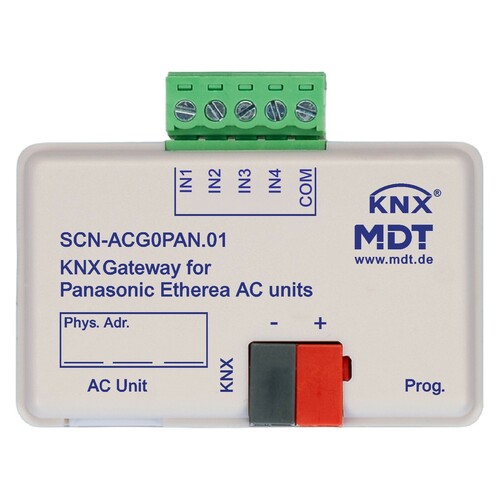 MDT technologies KNX Gateway für Panasonic Etherea Klimageräte SCN-ACG0PAN.01 MDT technologies KNX Gateway für Panasonic Etherea Klimageräte SCN-ACG0PAN.01