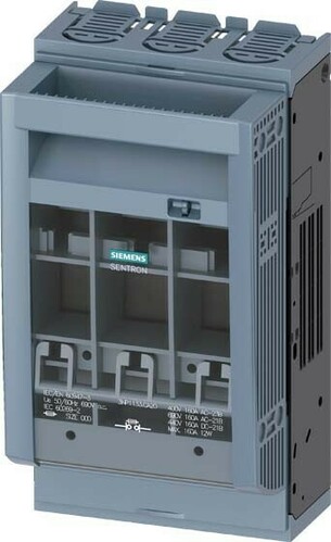Siemens Dig.Industr. Sicherungslasttrennschalt. 160A 3p.NH000 3NP1133-1CA20