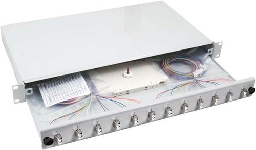 EFB-Elektronik Spleißbox 24xLC 50/125 OM3 24Pig./12Kupplungen B71902.24OM3