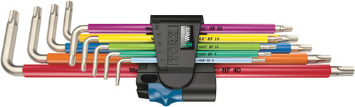 Wera Werk Winkelschlüsselsatz 9-tlg. Multicolour 3967/9 TX SXL HF 1