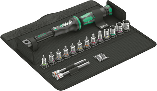 Wera Werk Bicycle Set Torque 1 16-tlg. i.Textil-Box 5004180001