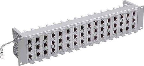 Reichle&De-Massari Patchpanel 2HE Global Kat6A, bestückt 509886