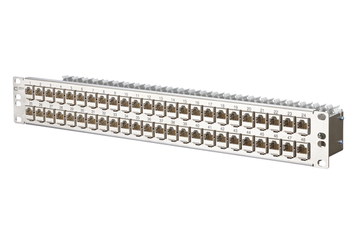 Metz Connect Patchfeld 48x8 1,5HE Edelstahl 130924-E Metz Connect Patchfeld 48x8 1,5HE Edelstahl 130924-E