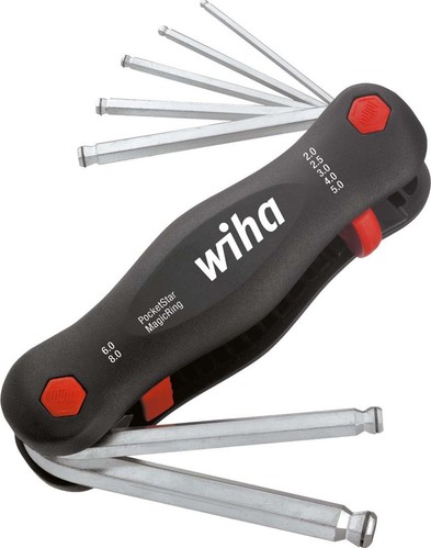 Wiha Multitool PocketStar 6-k-Kugelk. MR 7-tlg SB369RP7
