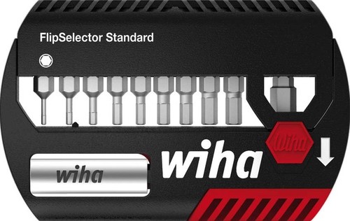 Wiha Bit Set FlipSelector 25mm 6-kant 11-tlg. 1/4" SB7947902