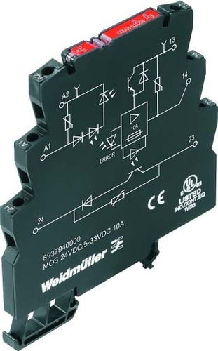 Weidmüller Solid-State-Relais 5-33VDC MOS24VDC/533VDC10A
