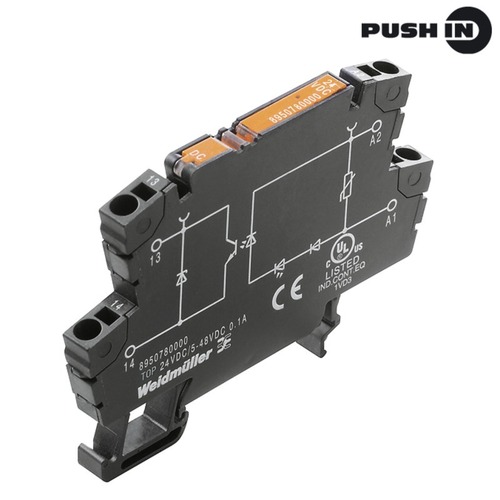Weidmüller Solid-State-Relais 5-48VDC 100mA TOP120VAC/48VDC0,1A Weidmüller Solid-State-Relais 5-48VDC 100mA TOP120VAC/48VDC0,1A