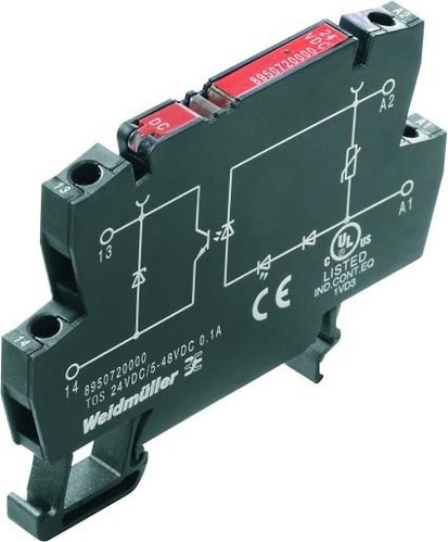 Weidmüller Solid-State-Relais 5-48VDC 100mA TOS 24VAC/48VDC 0,1A