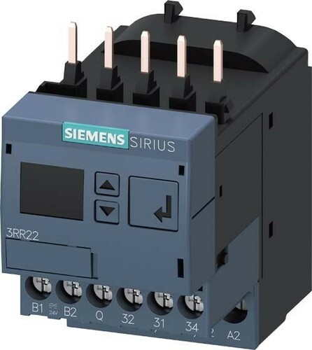 Siemens Dig.Industr. Überwachungsrelais 1,6-16A 20-400Hz 2p 3RR2241-1FW30