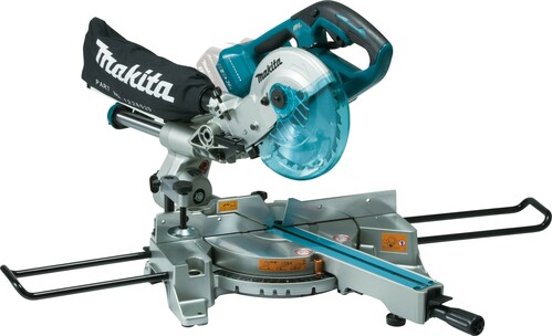 Makita Akku-Kapp-/Gehrungssäge 2x18V o.Akku+Lader DLS714NZ Makita Akku-Kapp-/Gehrungssäge 2x18V o.Akku+Lader DLS714NZ