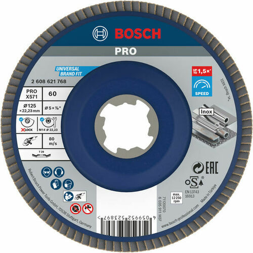 Bosch Power Tools X-LOCK Fächerscheibe 2608621768 Bosch Power Tools X-LOCK Fächerscheibe 2608621768