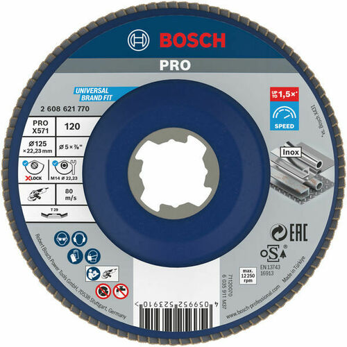 Bosch Power Tools X-LOCK Fächerscheibe 2608621770 Bosch Power Tools X-LOCK Fächerscheibe 2608621770