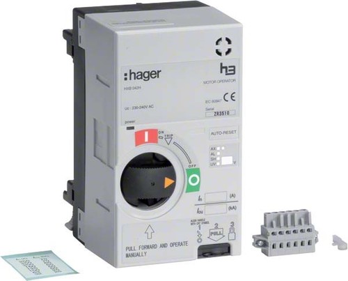 Hager Motorantrieb x250 110-240VAC HXB042H