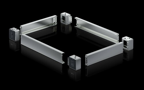 Rittal Sockel-Blende seitlich H:100mm,für T:500mm VX 8660.071 (2 Stück)