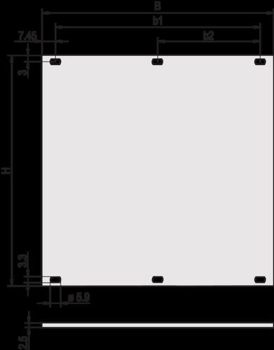 Schroff Teilfrontplatte 30807776