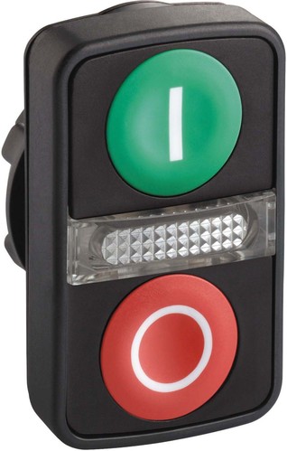 Schneider Electric Doppeldrucktaster 3-fach, Leuchtmelder ZB5AW7A3741 Schneider Electric Doppeldrucktaster 3-fach, Leuchtmelder ZB5AW7A3741