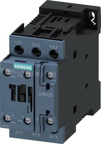 Siemens Dig.Industr. Schütz 24VDC 5,5kW/400V 3p 3RT2024-1BB40 Siemens Dig.Industr. Schütz 24VDC 5,5kW/400V 3p 3RT2024-1BB40