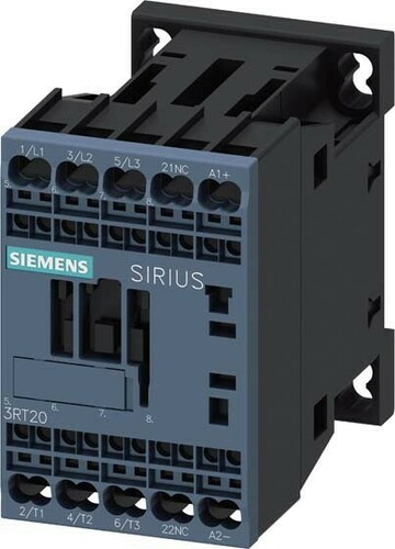 Siemens Dig.Industr. Schütz 24DC 3KW/400V,1Ö,3p 3RT2015-2BB42